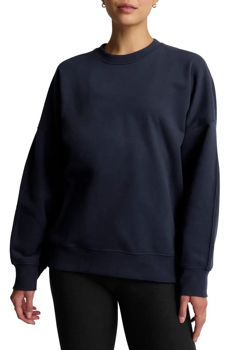 Solstice Oversize Cotton Blend Sweatshirt