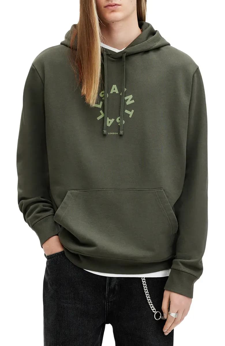 Tierra Logo Cotton French Terry Graphic Hoodie